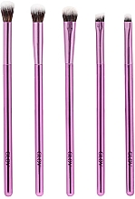 Düfte, Parfümerie und Kosmetik Make-up Pinselset 5-tlg. - Glov Eye Makeup Brushes Purple