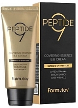 Düfte, Parfümerie und Kosmetik BB-Creme mit Peptiden - FarmStay Peptide 9 Covering Essence BB-Cream SPF 50+/PA++++