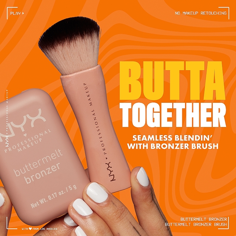 Bronzing-Gesichtscreme-Puder - NYX Professional Makeup Buttermelt Bronzer  — Bild N9