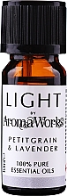 Düfte, Parfümerie und Kosmetik Ätherisches Öl Petitgrain und Lavendel - AromaWorks Light Range Petitgrain and Lavender Essential Oil