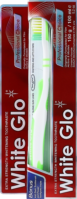 Aufhellende Zahnpasta Professional Choice - White Glo Professional Choice Whitening Toothpaste — Bild N1