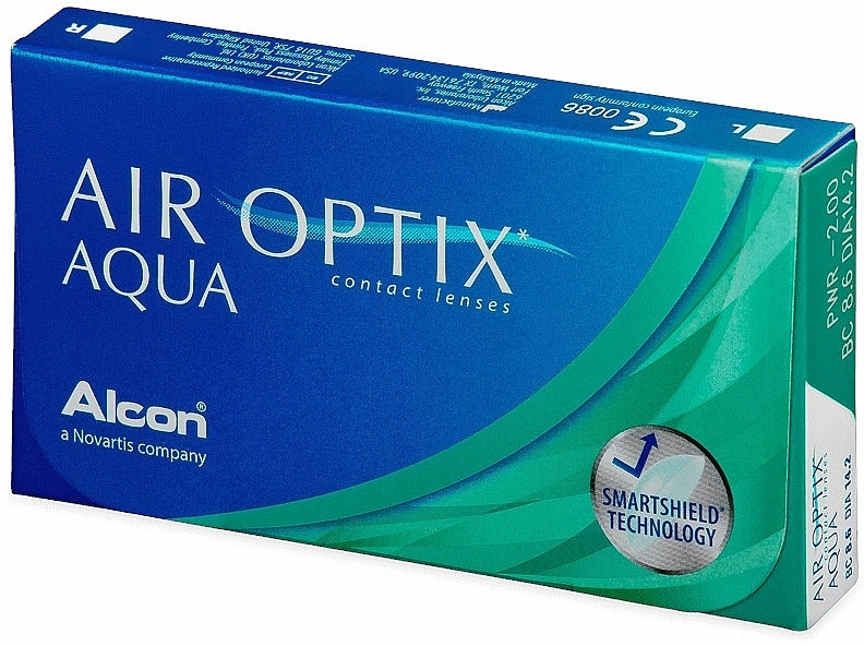 Kontaktlinsen Krümmung 8,6 3 St. - Alcone Air Optix Aqua — Bild N1