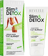 Fettverbrennende Crememaske - Revuele Slim & Detox Cream Mask Fat Burner — Bild N2