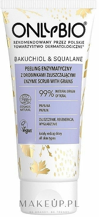 GESCHENK! Enzymatisches Peeling - Only Bio Bakuchiol & Skwalan Peeling  — Bild N1