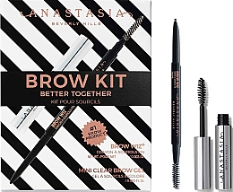 Set - Anastasia Beverly Hills Better Together Brow Kit Ebony (pencil/0.085g + gel/2.5ml) — Bild N1