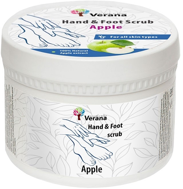 Hand- und Fußpeeling Apfel - Verana Hand & Foot Scrub Apple  — Bild N1