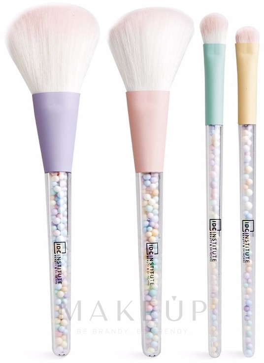 Make-up Pinselset 4 St. - IDC Institute Candy Makeup Brush Set — Bild 4 St.