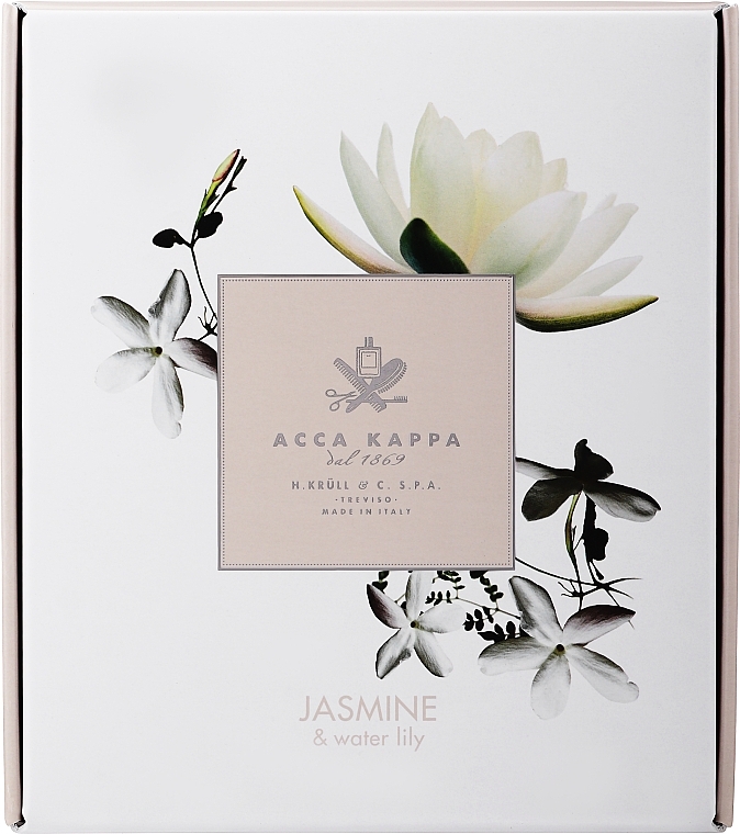 Acca Kappa Jasmine & Water Lily - Körperpflegeset (Duschgel 500ml + Körperlotion 300ml)  — Bild N1