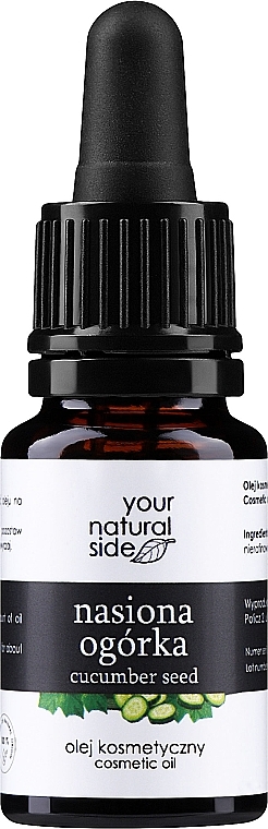 100% natürliches Gurkenöl - Your Natural Side Olej — Bild N1