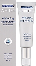 Aufhellende Nachtcreme mit Retinol, Azelainsäure und Tetrapeptiden - Novaclear Whiten Whitening Night Cream — Bild N2