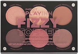 Lidschatten-Palette - Inglot Playinn Eye Shadow Palette Toffee Eye — Bild N1