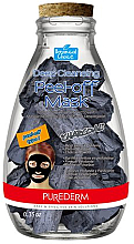 Peel-Off Maske mit Aktivkohle - Purederm Deep Cleansing Peel-off Mask Charcoal — Bild N1