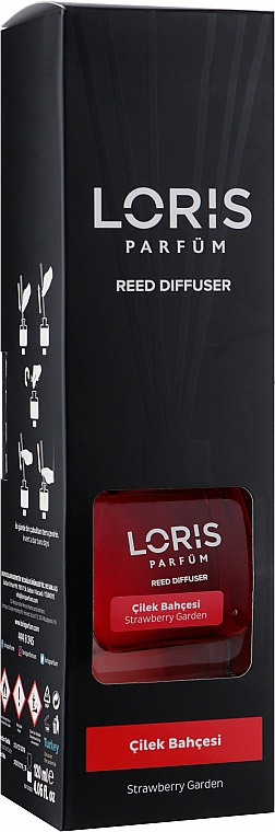 Raumerfrischer Erdbeergarten - Loris Parfum Reed Diffuser Strawberry Garden — Bild N3