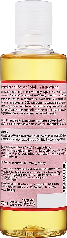 Hydrophiles Reinigungsöl aus Ylang-Ylang für müde und reife Haut - Saloos Ylang-Ylang Oil — Foto N4
