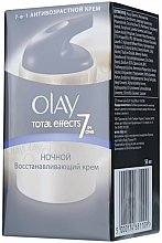 7in1 Anti-Ageing Nachtcreme - Olay Total Effects 7 In One Anti-Ageing Firming Moisturiser Night Cream — Bild N1