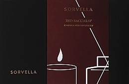 Düfte, Parfümerie und Kosmetik Duftset - Sorvella Perfume Home Fragrance Red Baccarat (Raumerfrischer 120ml + Duftkerze 170g)