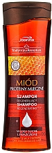 Regenerierendes Shampoo für trockenes und strapaziertes Haar mit Honig und Milchproteinen - Joanna — Bild N1