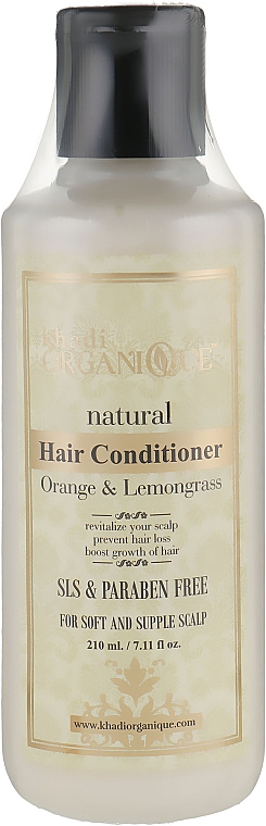 Conditioner mit Orange und Zitronengras - Khadi Organique Orange Lemongrass Hair Conditioner — Bild N1