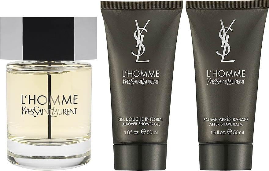 Yves Saint Laurent L'Homme - Duftset (Eau de Toilette 100ml + After Shave Balsam 50ml + Duschgel 50ml) — Bild N1