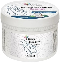 Düfte, Parfümerie und Kosmetik Hand- und Fußöl Kokosnuss - Verana Hand & Foot Butter Coconut