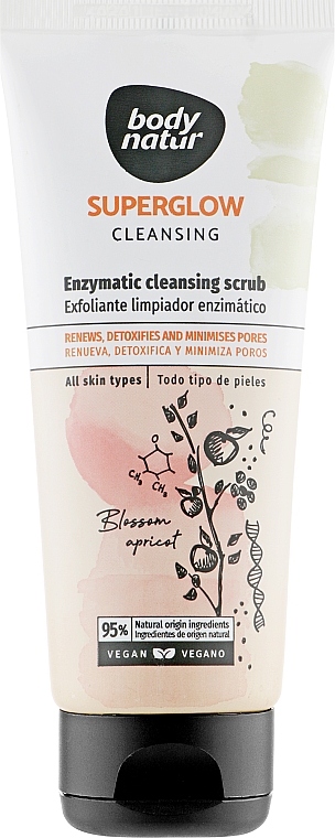 Enzympeeling für das Gesicht mit Aprikose - Body Natur Enzymatic Cleansing Scrub — Bild N1