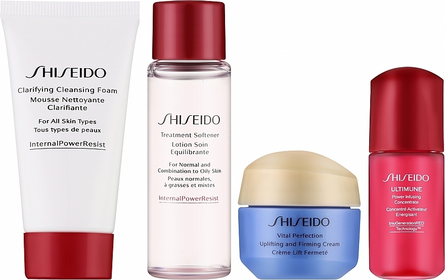 Set - Shiseido Vital Perfection Starter Kit (f/cr/15ml + clean/foam/30ml + f/lot/30ml + f/conc/10ml) — Bild N2