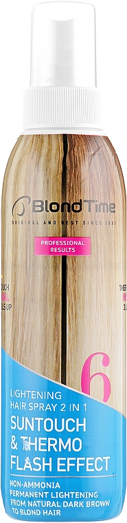 2in1 aufhellendes Haarspray - Blond Time Lightening Hair Spray — Bild N2