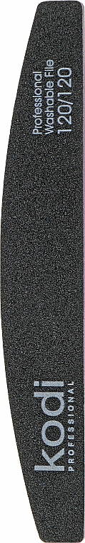 Nagelfeile Halbmond 120/120 schwarz - Kodi Professional — Bild N1