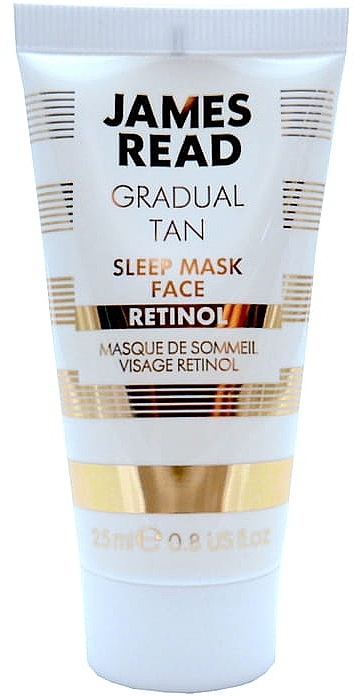 Gesichtsmaske mit Retinol-Komplex und Bräunungseffekt für die Nacht - James Read Sleep Mask Face Retinol Gradual Tan (Mini) — Bild N1