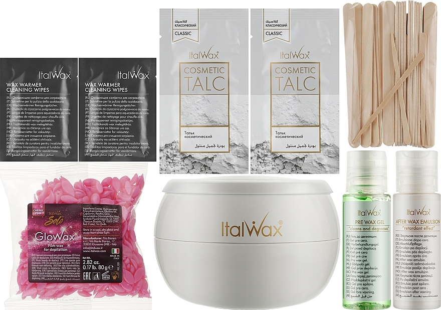 Gesichtsenthaarungsset 8 St. - ItalWax Glow Wax Kit — Bild N1