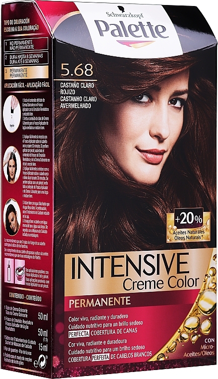 Creme-Haarfarbe - Palette Intensive Color Creme Permanente — Bild N1