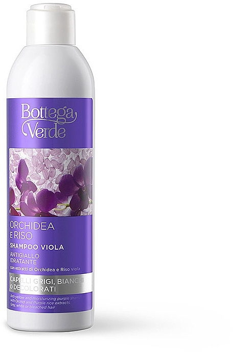 Shampoo mit Reis und Orchidee - Bottega Verde Anti-Yellow And Moisturizing Shampoo — Bild N1