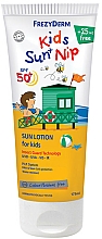 Düfte, Parfümerie und Kosmetik Wasserfeste Sonnenschutzlotion mit Insektenschutz für Kinder SPF 50+ - Frezyderm Kids Sun+Nip SPF 50+