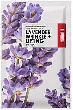 Düfte, Parfümerie und Kosmetik Antifalten Liftingmaske für das Gesicht mit Lavendelextrakt - Manefit Beauty Planner Lavander Wrinkle + Lifting