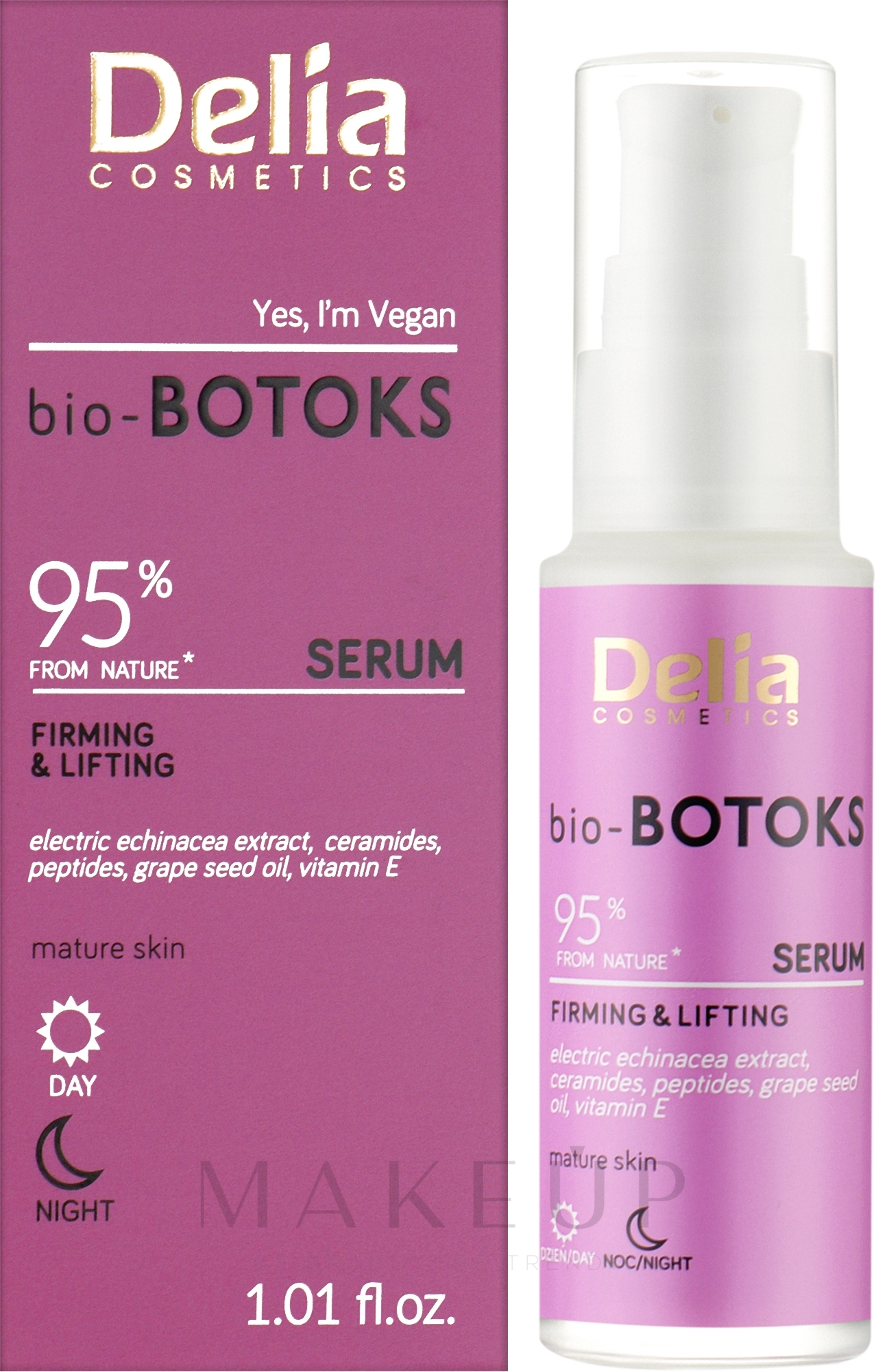 Straffendes Bio-Serum für das Gesicht - Delia bio-BOTOKS Firming & Lifting Serum — Bild 30 ml