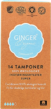 Tampons mit Applikator Super 14 St. - Ginger Organic — Bild N2