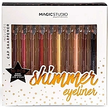 Düfte, Parfümerie und Kosmetik Magic Studio Colorful Shimmer Eyeliner Set - Magic Studio Colorful Shimmer Eyeliner Set
