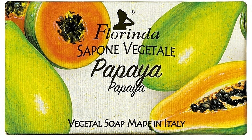 Naturseife Papaya - Florinda Papaya Natural Soap — Bild N1