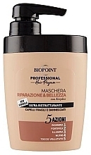 Düfte, Parfümerie und Kosmetik Maske für brüchiges und geschädigtes Haar - Biopoint Riparazione&Bellezza Mask