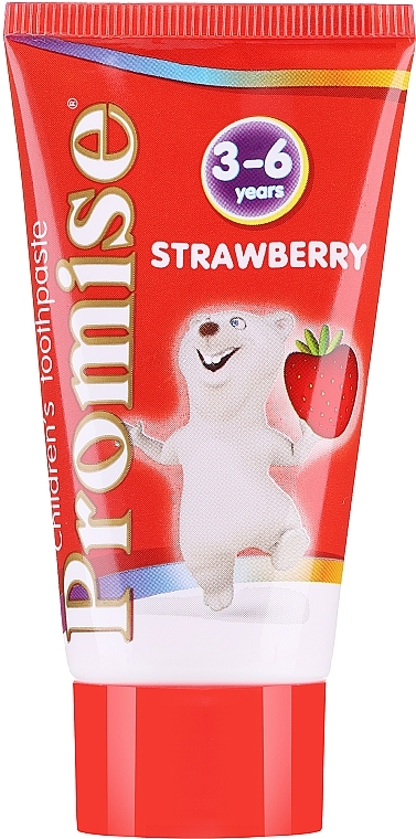 Mattes Promise Strawberry Children's Toothpaste - Zahnpasta Erdbeere 3-6 Jahre — Bild N1