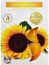 Teekerzen-Set - Bispol Sunflower Scented Candles — Bild N1