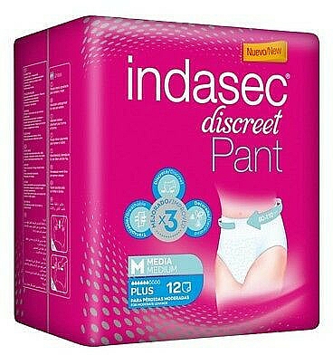 Hygiene-Damenbinden 12 St. - Indasec Discreet Pant Medium Plus — Bild N1