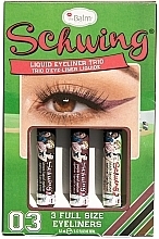 Make-up Set (Eyeliner 3x1.7ml) - theBalm Ladies Schwing Liquid Eyeliner Trio — Bild N1