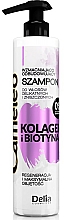 Stärkendes Shampoo für feines strapaziertes Haar - Delia Cameleo Collagen And Biotin Shampoo — Foto N1