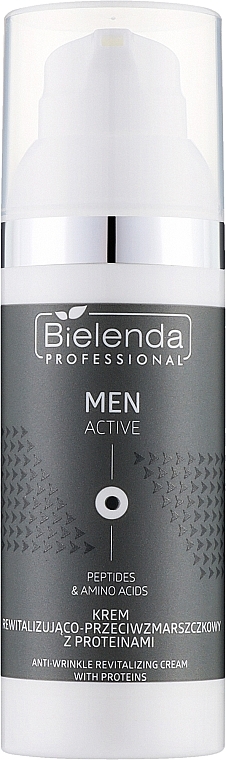 Anti-Falten-Reparaturcreme mit Proteinen - Bielenda Professional Men Active  — Bild N1