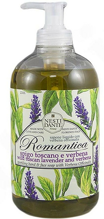 Flüssigseife Toskanischer Lavendel und Eisenkraut - Nesti Dante Romantica Tuscan Wisteria & Lilac Liquid Soap — Bild N1