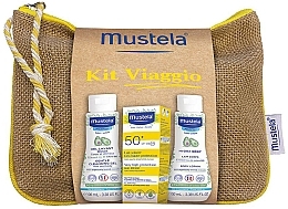 Düfte, Parfümerie und Kosmetik Abschminkpad-Set - Mustela Solar Kit (sh/gel/100ml + f/lot/40ml + b/lot/100ml + bag/1pcs)