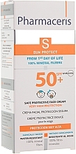Sonnenschützende Gesichtscreme für Kinder SPF 50+ - Pharmaceris S Safe Protective Face Cream SPF50+ — Bild N3