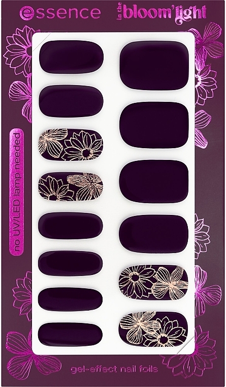 Nailartfolie - Essence In The Bloom'light Gel-Effect Nail Foils — Bild N1