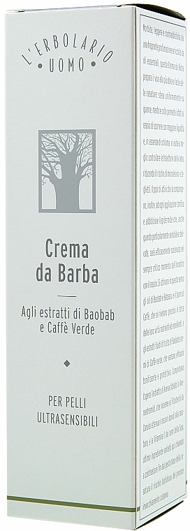 Rasierschaum mit Baobab- und Rohkaffee-Extrakt - L'erbolario Uomo Baobab Crema da Barba — Bild N4